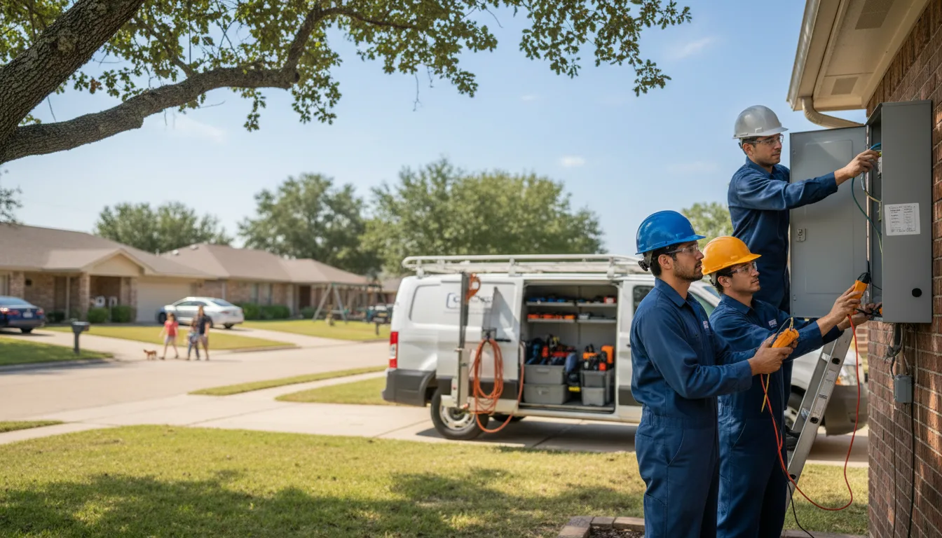 Certified electrician providing emergency electrical services in Statham, GA